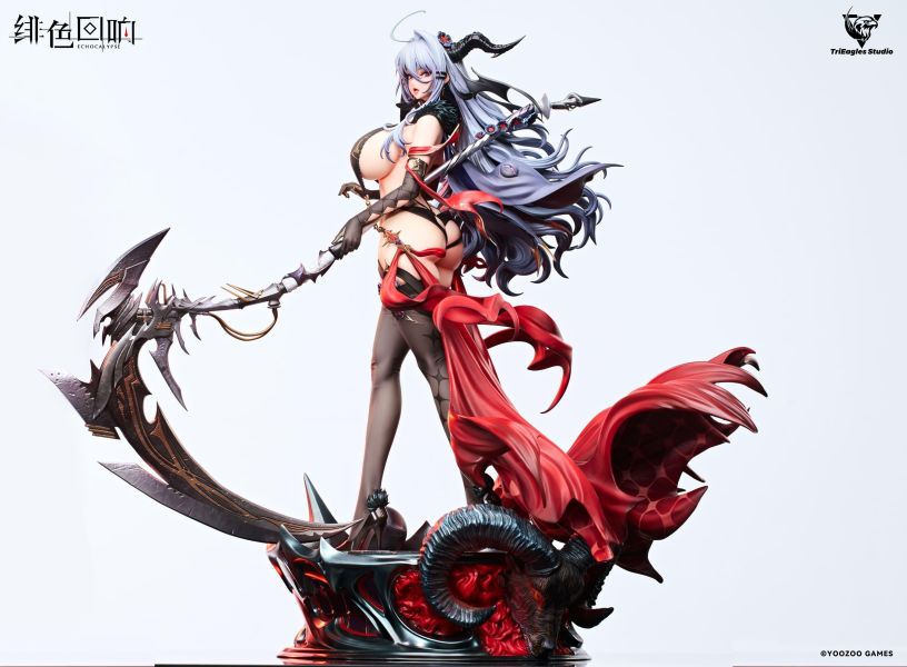 【預定】TriEagles TES 《緋色迴響》正版授權系列 雕像第一彈 黛莫妮卡 