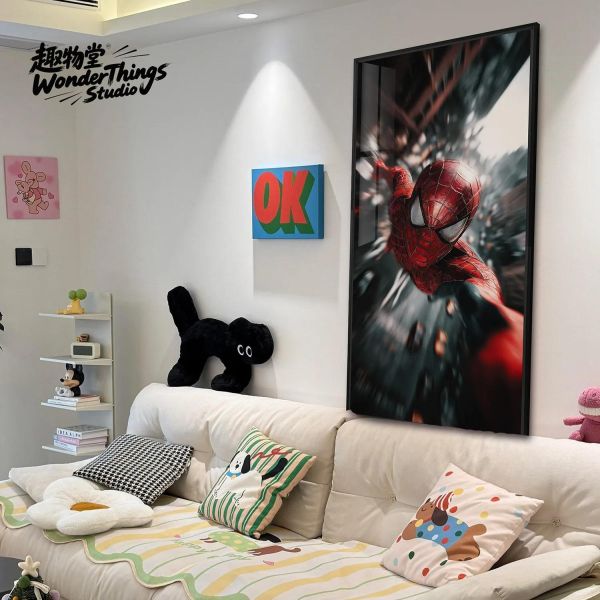 【海外代購】趣物堂《蜘蛛俠城市天際線》裝飾畫 