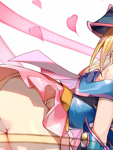 【海外代購】巴洛克 《粉紅黑魔導》女孩遊戲王武藤遊戲海馬天空龍卡牌三幻神動漫裝飾冰箱貼 