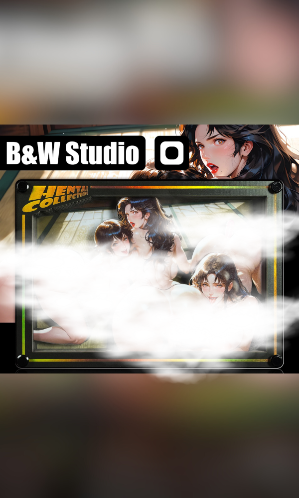 【R18-海外代購】黑白畫映 B&W Ben's Delusion Ben的妄想世界系列桌面裝飾卡磚第二十彈 貓眼三姐妹 