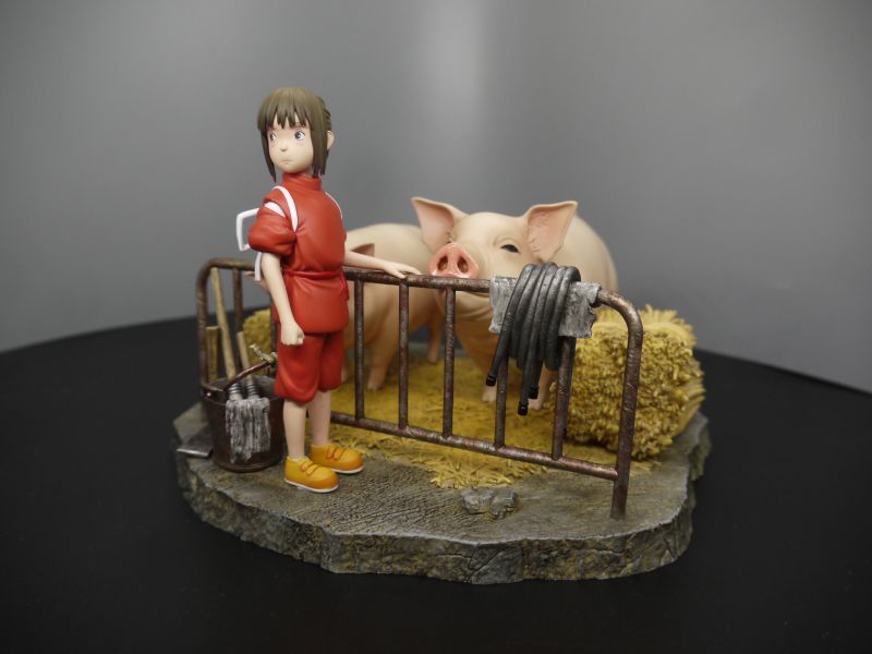【預定】楓焰 神隱少女系列 電影封面 千尋與父母 