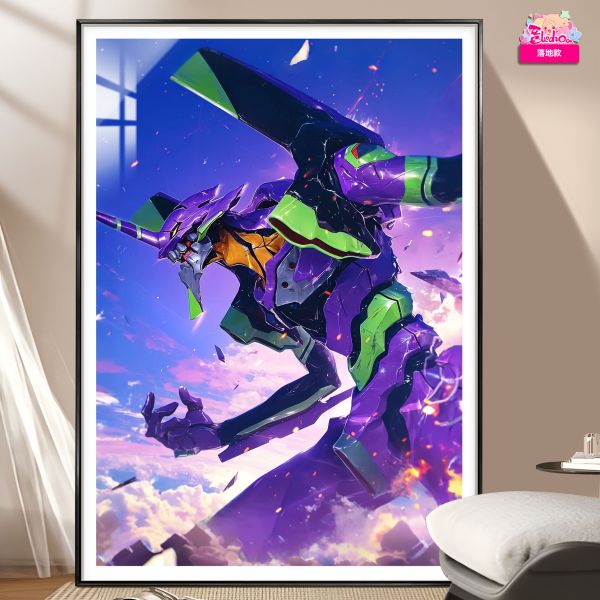 【海外代購】阿喵畫社 《EVA》戰損 初號機 8k超清裝飾畫 