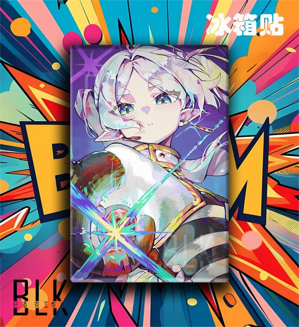 【海外代購】巴洛克 《閃耀芙莉蓮》葬送的芙莉蓮Frieren菲倫動畫裝飾畫 