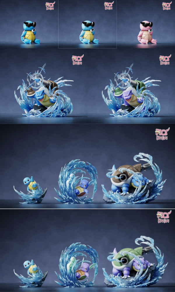 【預定】呆呆 水箭龜進化組 mega水箭龜 