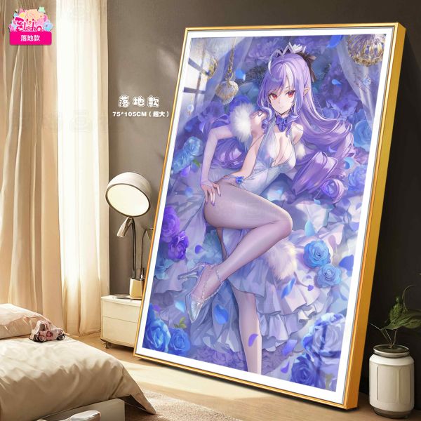 【海外代購】阿喵畫社 玫瑰禮服 薇薇安 8k主題高清裝飾畫 