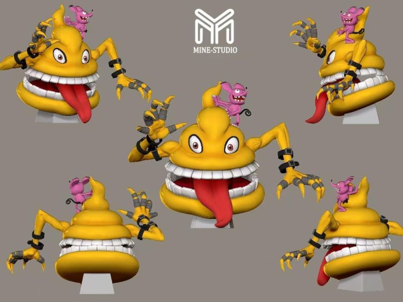【預定】Mine 私車第三彈 大便獸與芝蒙獸 
