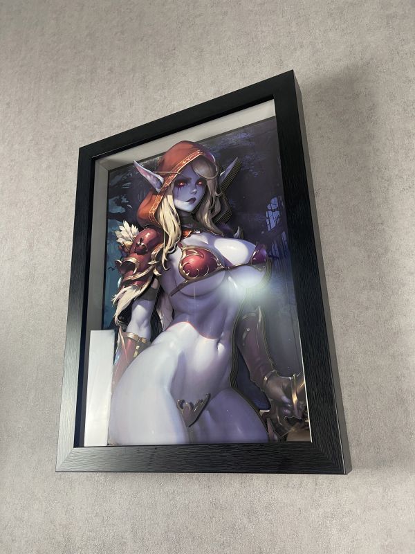 【海外代購】泥棒貓 DSMG-054 希瓦娜斯 風行者 立體裝飾畫 