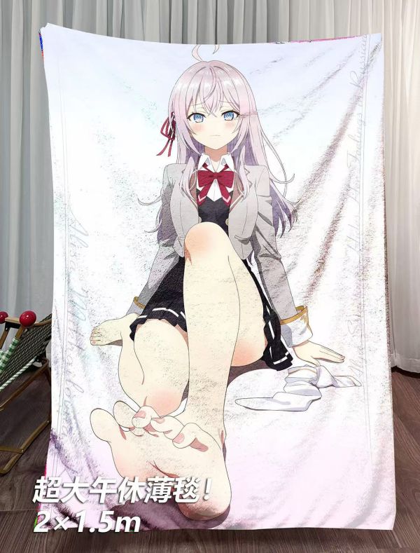 【海外代購】千鳥社 《艾莉同學 第二彈》 俄語遮羞的鄰座艾莉同學午睡毯地毯裝飾畫 