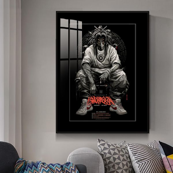 【海外代購】橘子 JUZI 黑死牟藝術海報 