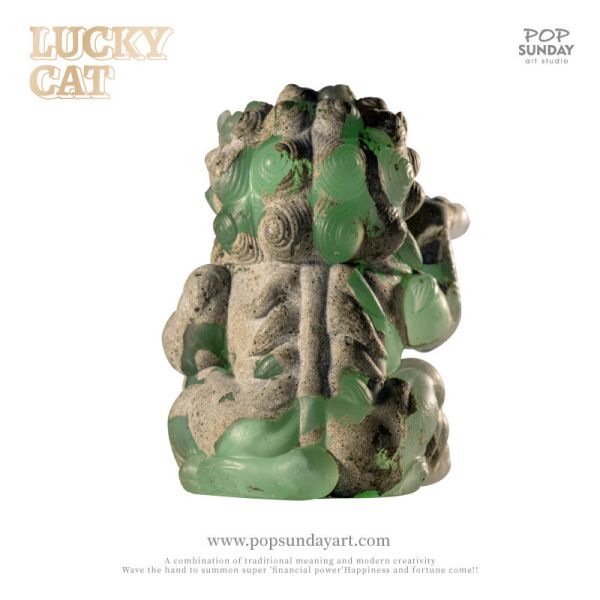 【海外代購】POP SUNDAY 流行週日 招財大貓 翠瑯款 