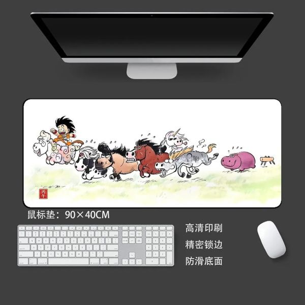 【海外代購】皇呱 《悟空 八駿圖》龍珠春節新年馬年筋斗雲裝飾畫鼠標墊 