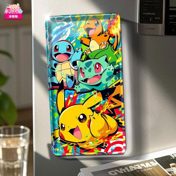 【海外代購】阿喵畫社 開心暴擊 寶可夢 大豎新品8k主題高清裝飾畫 床頭地墊 冰箱貼 