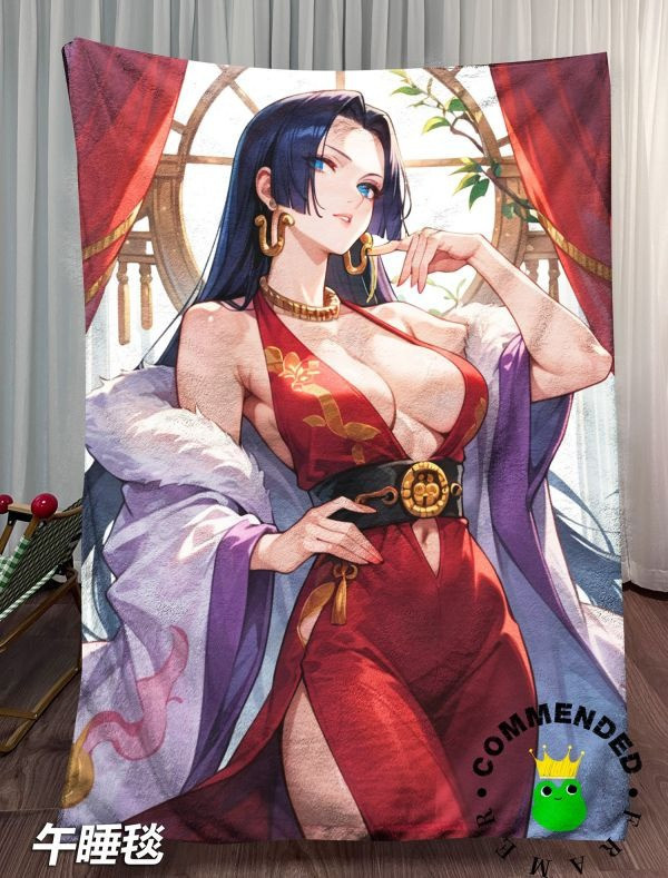 【海外代購】皇呱 《女帝魅力》海賊王世界第一美女魅力展現裝飾畫午睡毯 地毯 