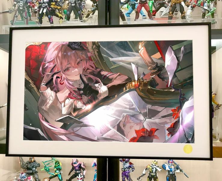 【海外代購】星空 《長夜月》三月七粉霞天女崩壞：星穹鐵道裝飾畫 