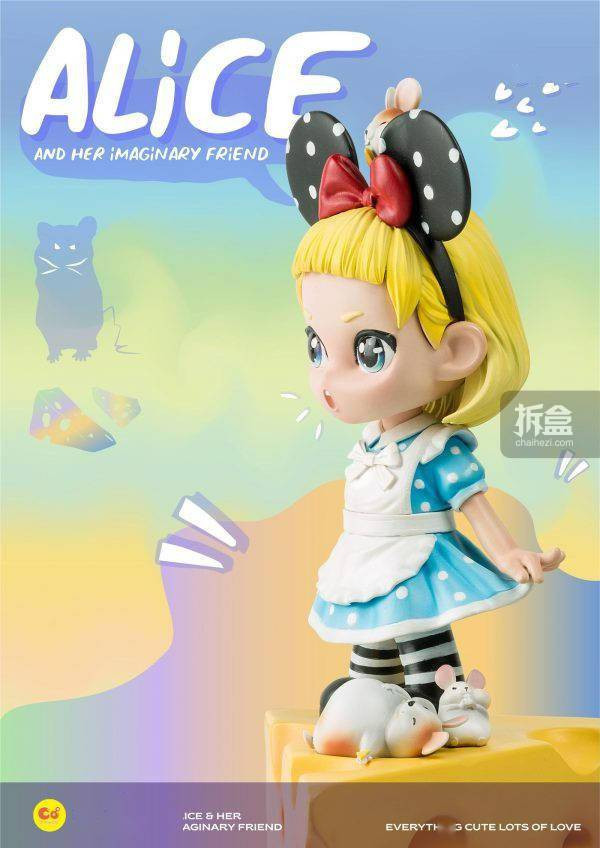 【海外代購】The Cave 愛麗絲與幻想生物 罐頭貓 起司鼠 