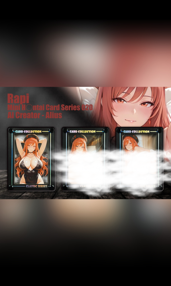 【R18-海外代購】黑白畫映 B&W Mini AI Creator系列桌面裝飾卡磚第二十彈 拉毗 