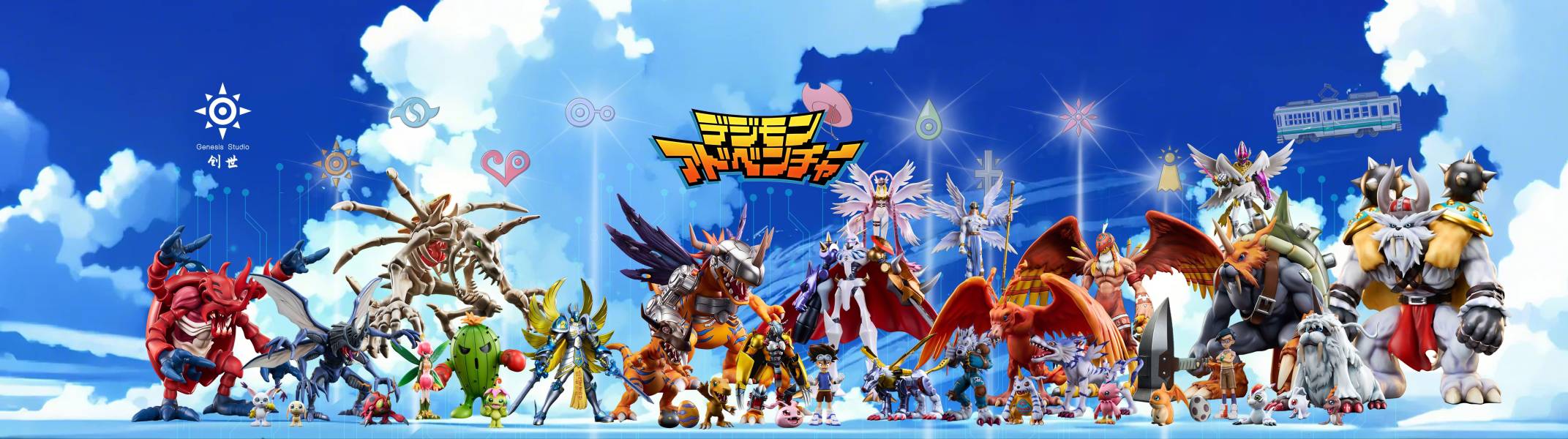 【預定】創世 數碼寶貝 主角團希望進化鏈第三彈 究極天使獸 