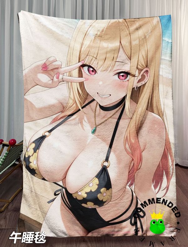 【海外代購】皇呱 《夏日泳裝喜多川海夢第二彈》 更衣人偶墜入愛河夏日泳裝喜多川海夢週邊裝飾畫 午睡毯 地毯 