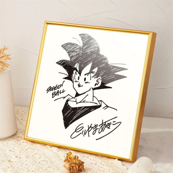 【海外代購】千鳥社 鳥山明擺台 七龍珠孫悟空簽名裝飾畫擺台 