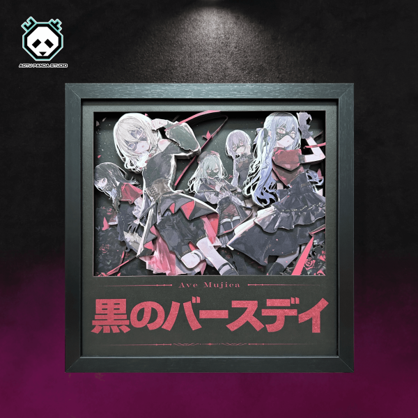 【海外代購 】凹凸panda AOTUPANDA BanG Dream! Ave Mujica 頌樂人偶 祥子 海鈴 初華 若麥 睦 3D手工紙藝立體畫 