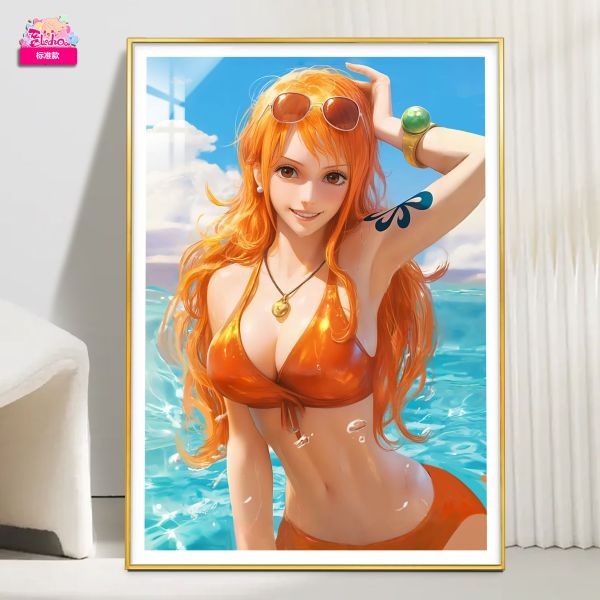 【海外代購】阿喵畫社 夏至 娜美《海盜王》8k超清裝飾畫 