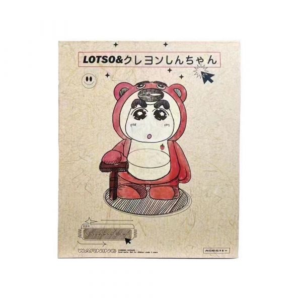 【海外代購】【28CM】Unconstrained art space 蠟筆小新草莓熊400%  