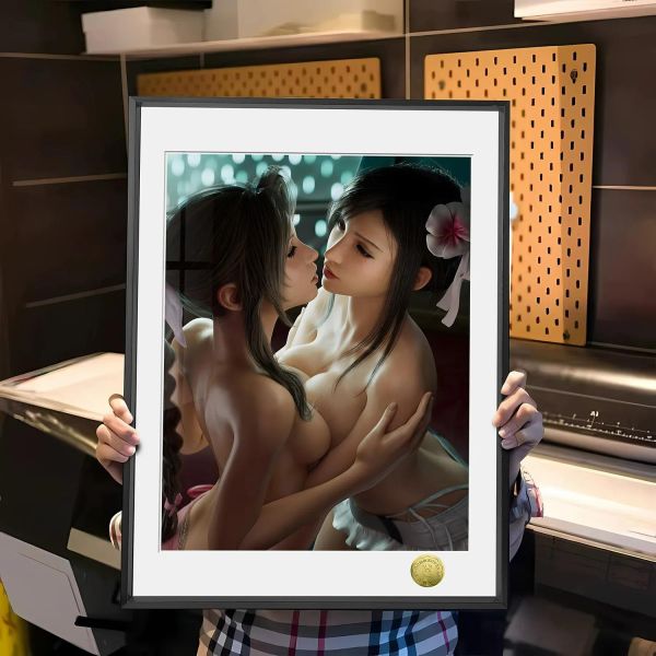 【海外代購】皇呱 《約會蒂法愛麗絲第二彈》最終幻想裝飾畫 午睡毯  地毯 