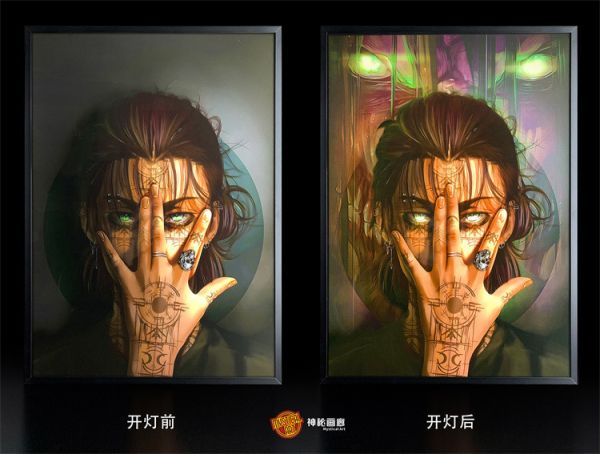【海外代購】神秘畫廊 光導 進擊的艾倫 裝飾畫01 