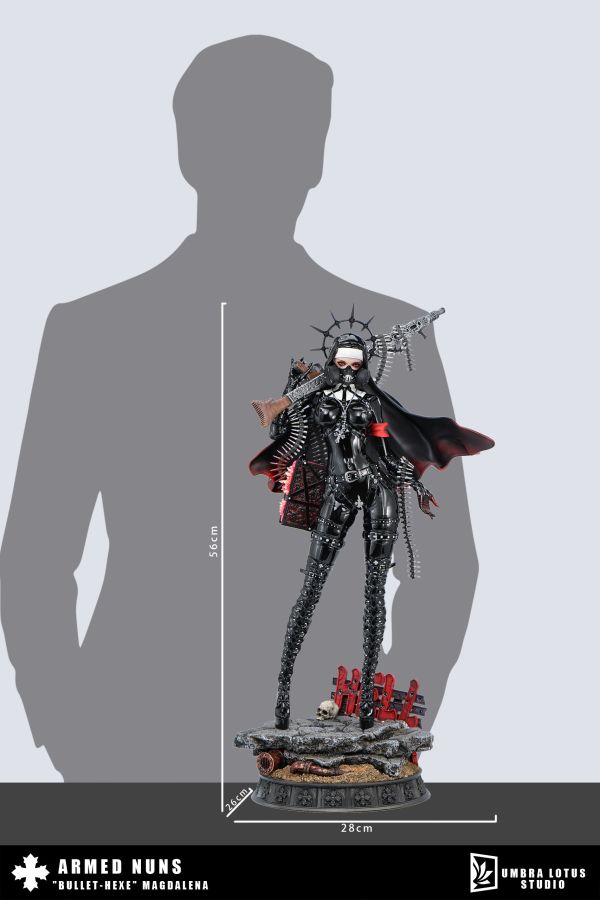 【預定】黑蓮 武裝修女系列 第一彈 槍彈魔女 瑪格妲 