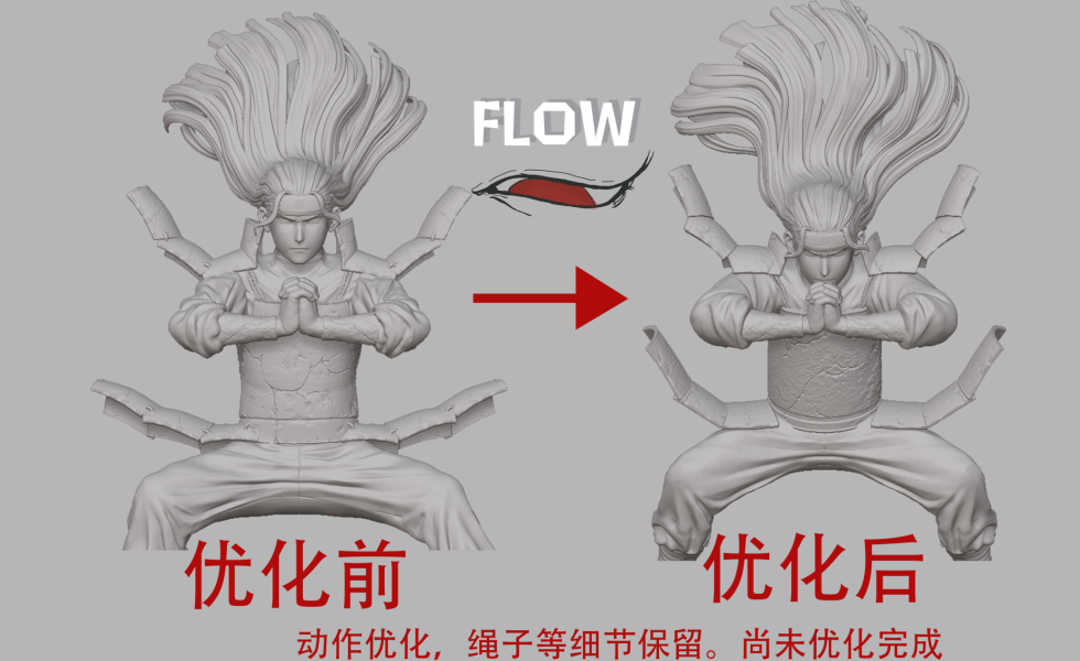【預定】FLOW 海外私定 木頭人 柱間 
