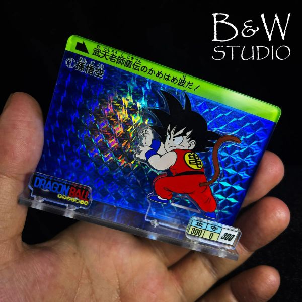 【海外代購】黑白畫映 B&W Studio 亞克力鐳射立牌 龍珠本彈1/2/3號卡 悟空 比克 DCS-001/DCS-002/DCS-003 