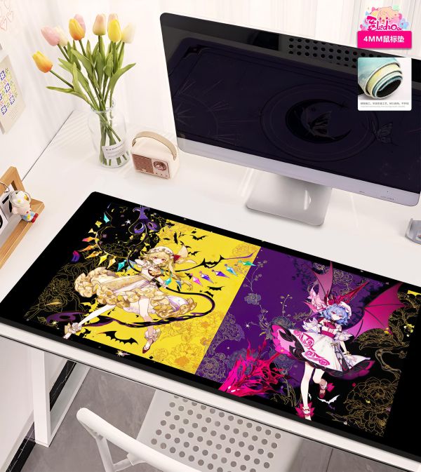 【海外代購】阿喵畫社 芙蘭朵露・斯卡蕾特 主題裝飾氛圍感發光燈帶裝飾畫 午睡毛毯 滑鼠墊 床頭地墊 冰箱貼 