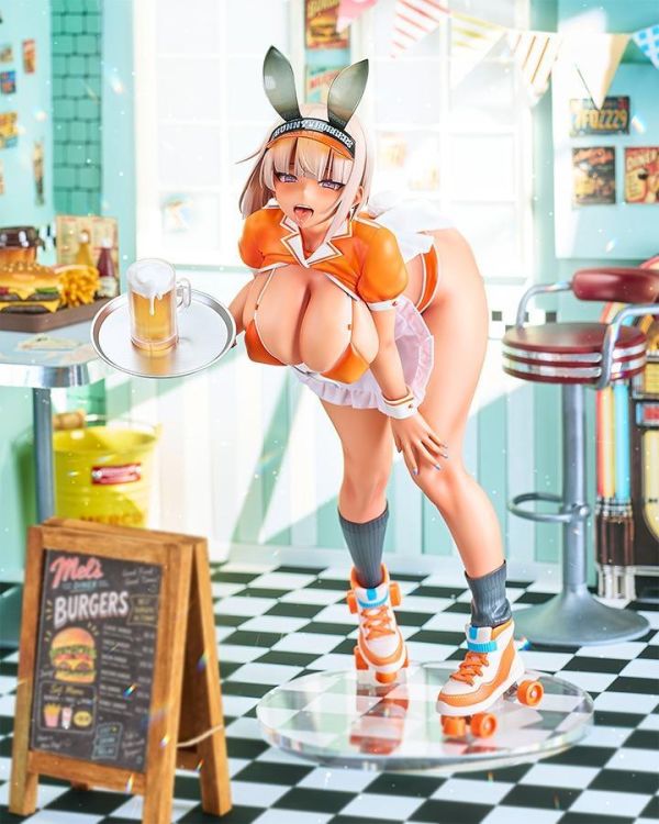 【R18PVC-預定】Native BINDing じょぶじゅん 原畫 黑辣妹兔女郎前輩 黑羽沙季 
