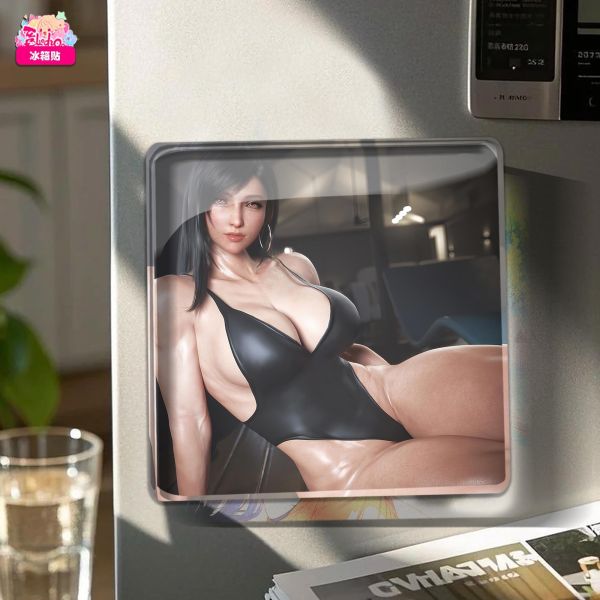 【海外代購】阿喵畫社 動漫冰箱貼第六十八彈蒂法純享版 高透亞克力磁吸冰箱貼 