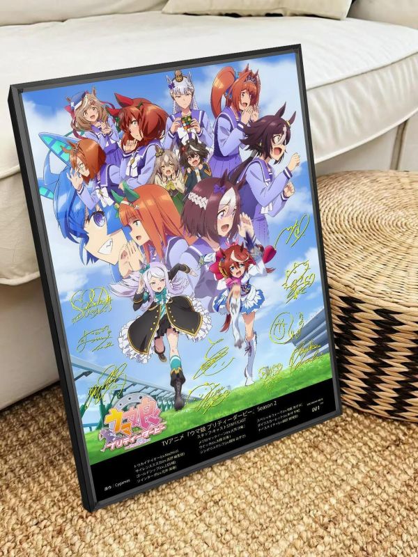 【海外代購】千鳥社 《賽馬娘第二季聲優畫》優簽名裝飾畫 