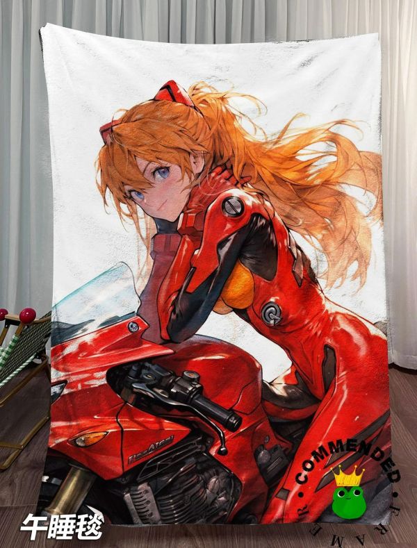 【海外代購】皇呱 《烈焰騎手明日香》裝飾畫 午睡毯 地毯 