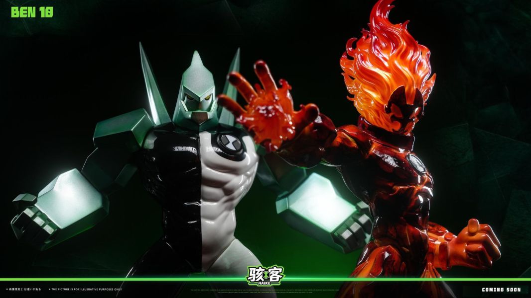 【預定】駭客 火人Heatblast 鑽石戰神Diamondhead 