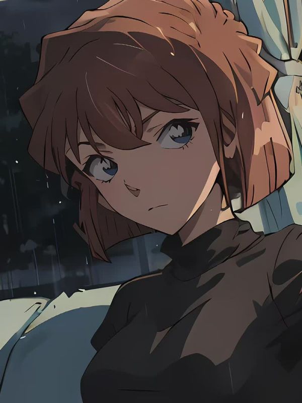 【海外代購】星空 宮野志保 柯南灰原哀雪莉黑衣組織 裝飾畫 