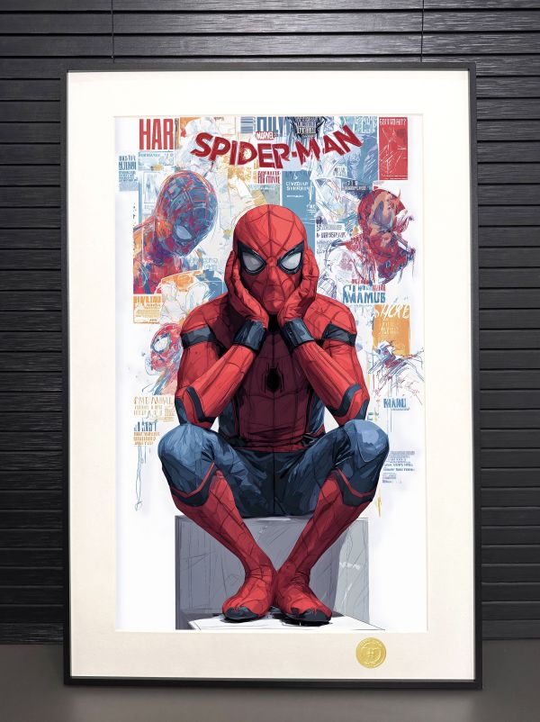 【海外代購】H2 《塗鴉蜘蛛人》漫威彼得帕克Spider Man裝飾畫 