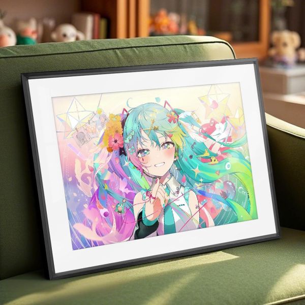 【海外代購】千鳥社 《初音愛言葉V》 初音未來愛言葉V愛的話語Miku公主殿下午睡毯地毯裝飾畫 