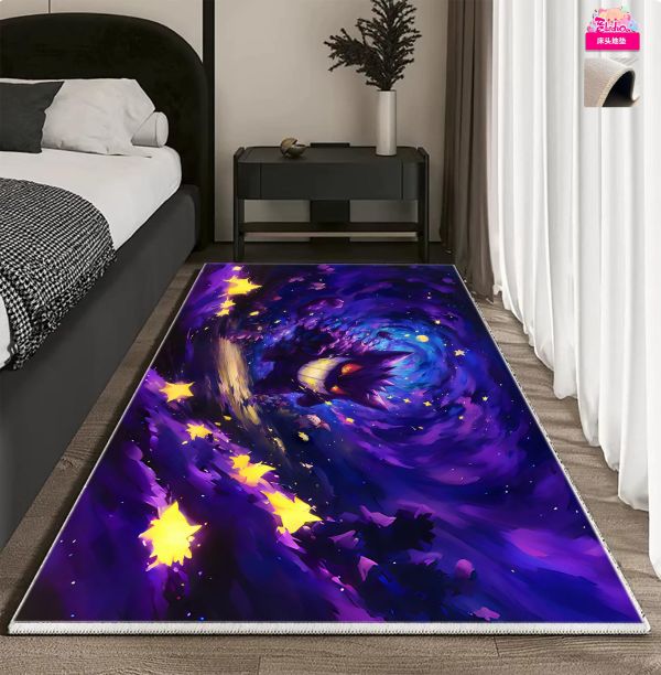 【海外代購】阿喵畫社 星空 耿鬼五幅套裝 新品異形套裝裝飾畫 發光滑鼠墊 床頭地墊 