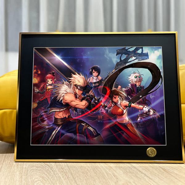 【海外代購】星空 地下城與勇士 鬼劍士神槍手 狂戰士 裝飾畫 