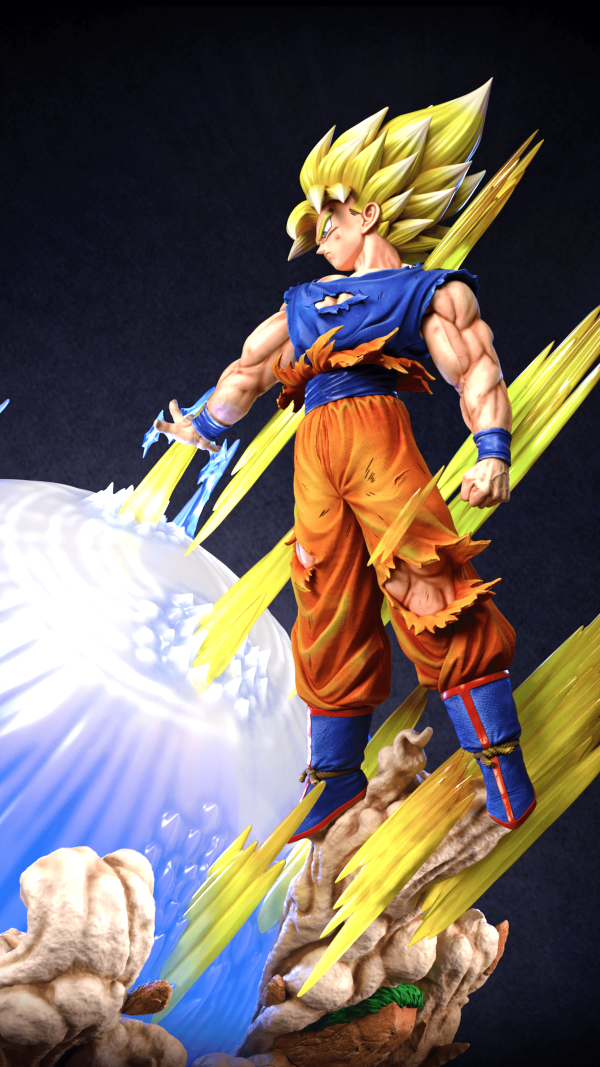 【預定】KD Collectibles 七龍珠Z 孫悟空 VS 幼年佈歐 決勝元氣彈 