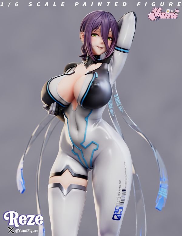 【R18女雕-預定】Yumi figure 鏈鋸人系列 膠衣蕾潔 