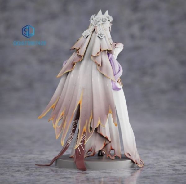 【預定】深藍 花嫁大月下 