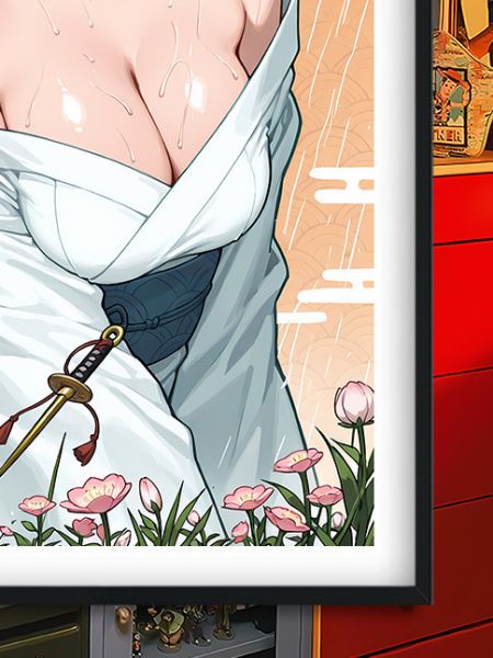 【海外代購】巴洛克 《雨中約爾》Yor間諜過家家SPY×FAMILY阿尼亞黃昏動漫裝飾畫 