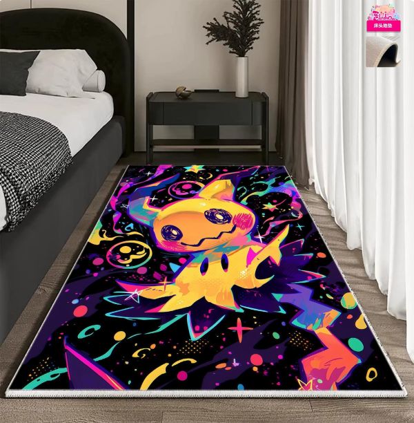 【海外代購】阿喵畫社 寶可夢 幻彩 謎擬丘 大豎新品8k主題高清裝飾畫 發光滑鼠墊 牆面掛毯 床頭地墊 客廳地墊 冰箱貼 