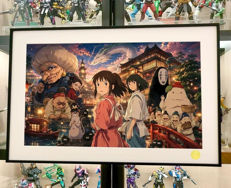 【海外代購】星空 《千與千尋大合集》神隱少女宮崎駿裝飾畫 
