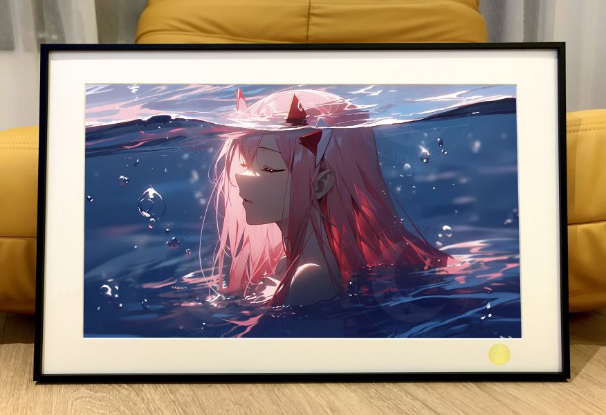 【海外代購】星空 《水之零二》Zero Two國家隊DARLING in the FRANXX二次元裝飾畫 