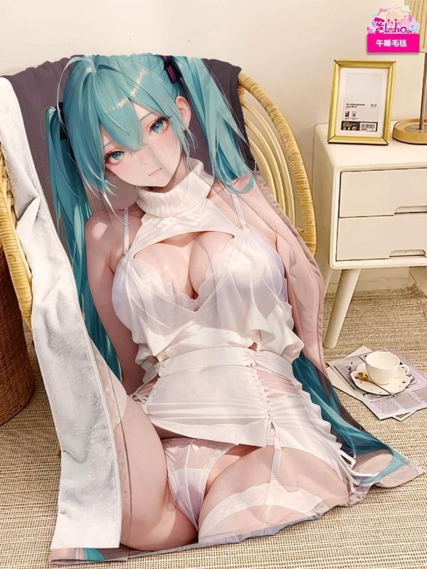 【海外代購】阿喵畫社 白絲 初音未來裝飾畫 初音未來 